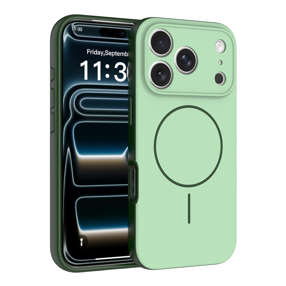 Magnetic Anti-Drop Phone Case with Lanyard, Skin-Feel PC+TPU Protective Cover Compatible with iPhone 16 / 17 Series