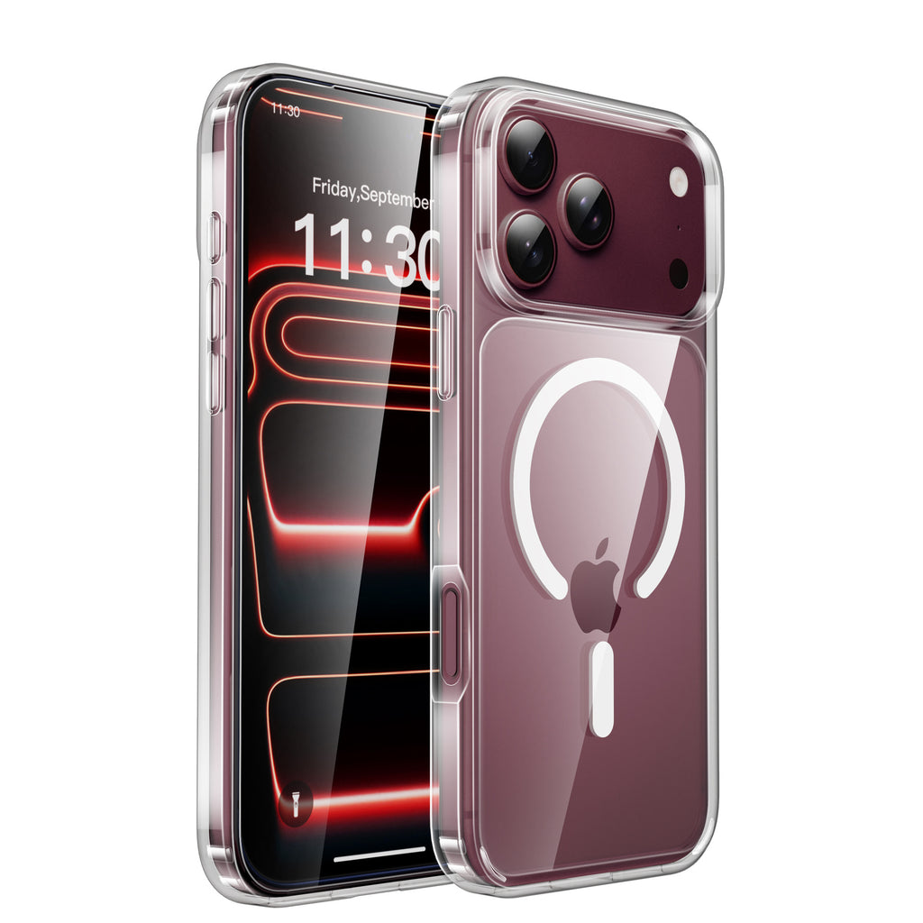 Magnetic Matte Anti-Drop Protective Phone Case for iPhone, Shockproof High-Quality TPU Back Cover