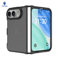 Sanfeng Matte Skin-Feel TPU Protective Case for iPhone, Semi-Transparent Anti-Fall Phone Cover