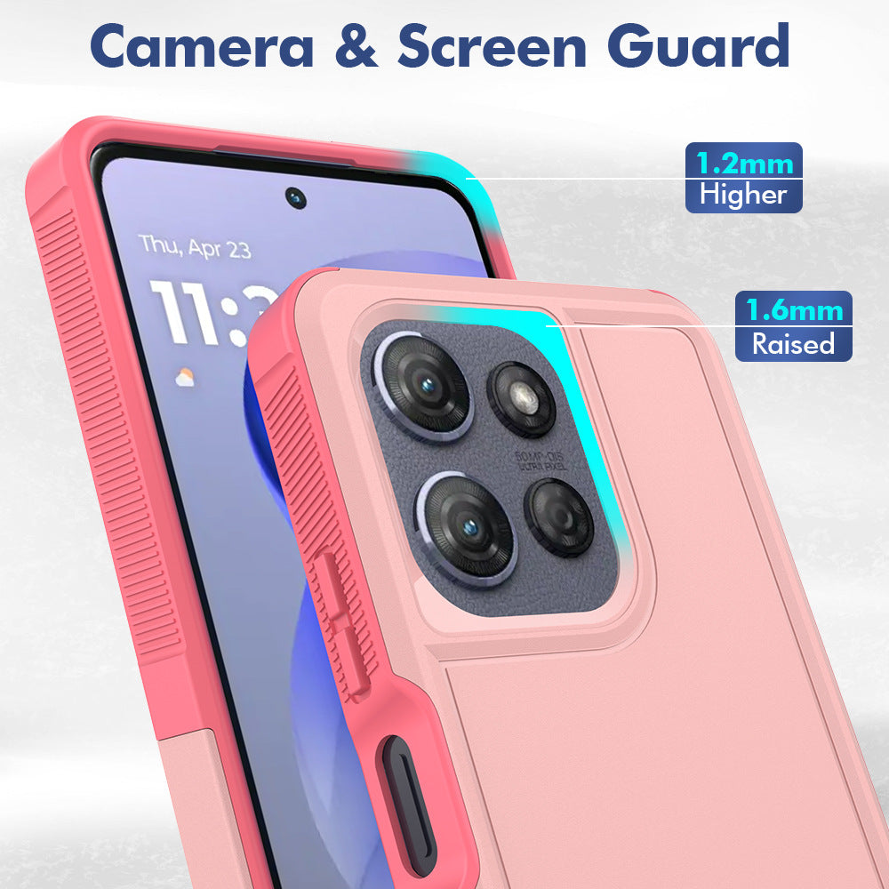 Shockproof TPU+PC Protective Case for Motorola Moto G Power 5G 2025, Anti-Fingerprint Anti-Fall Phone Cover
