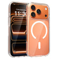 Sanfeng Clear Magnetic Phone Case for iPhone 16 Pro Max, Ultra-Thin Shockproof TPU Protective Cover with Precise Camera Protection