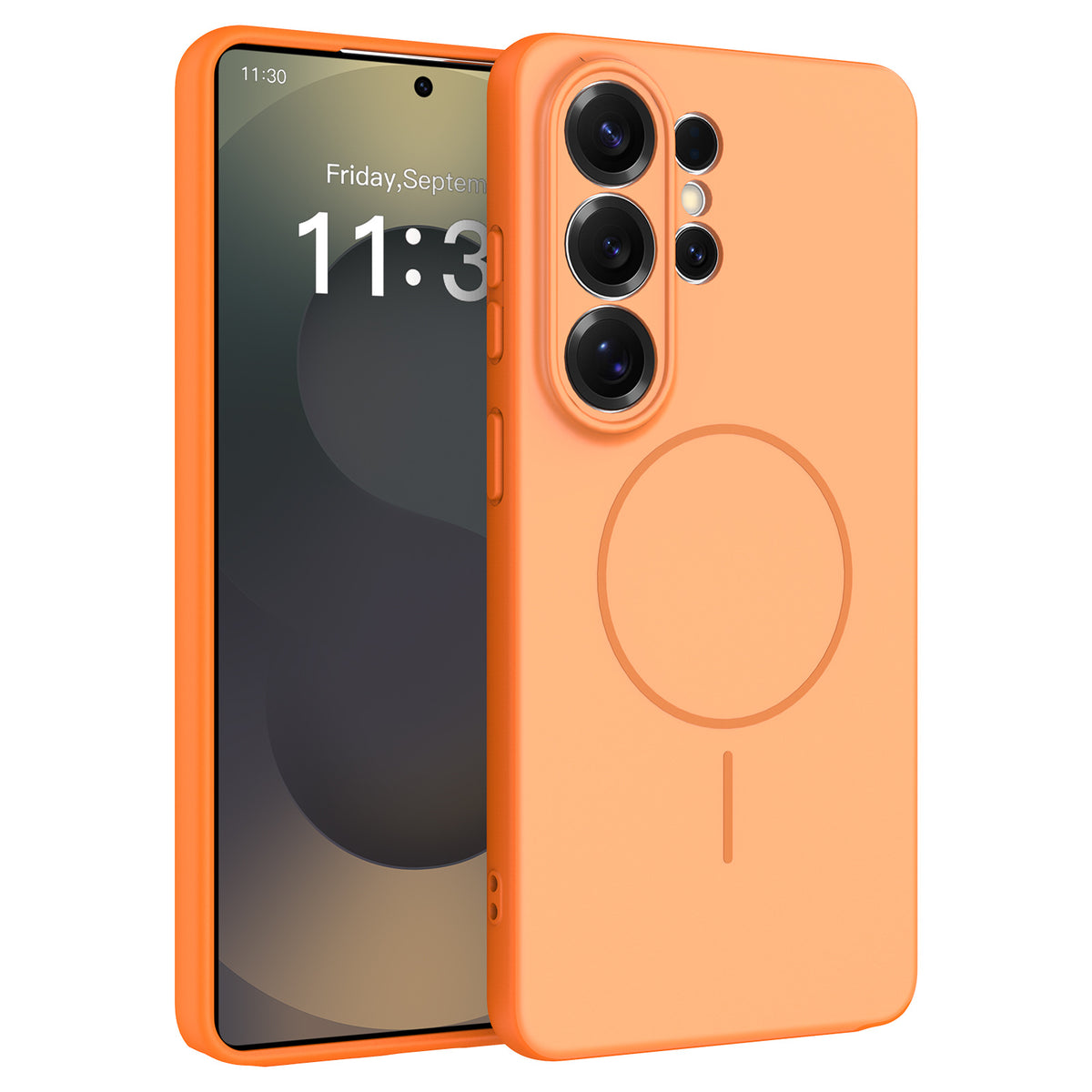Magnetic Anti-Drop Skin-Feel TPU Phone Case for Samsung Galaxy, Precision Fit Shockproof Protective Cover