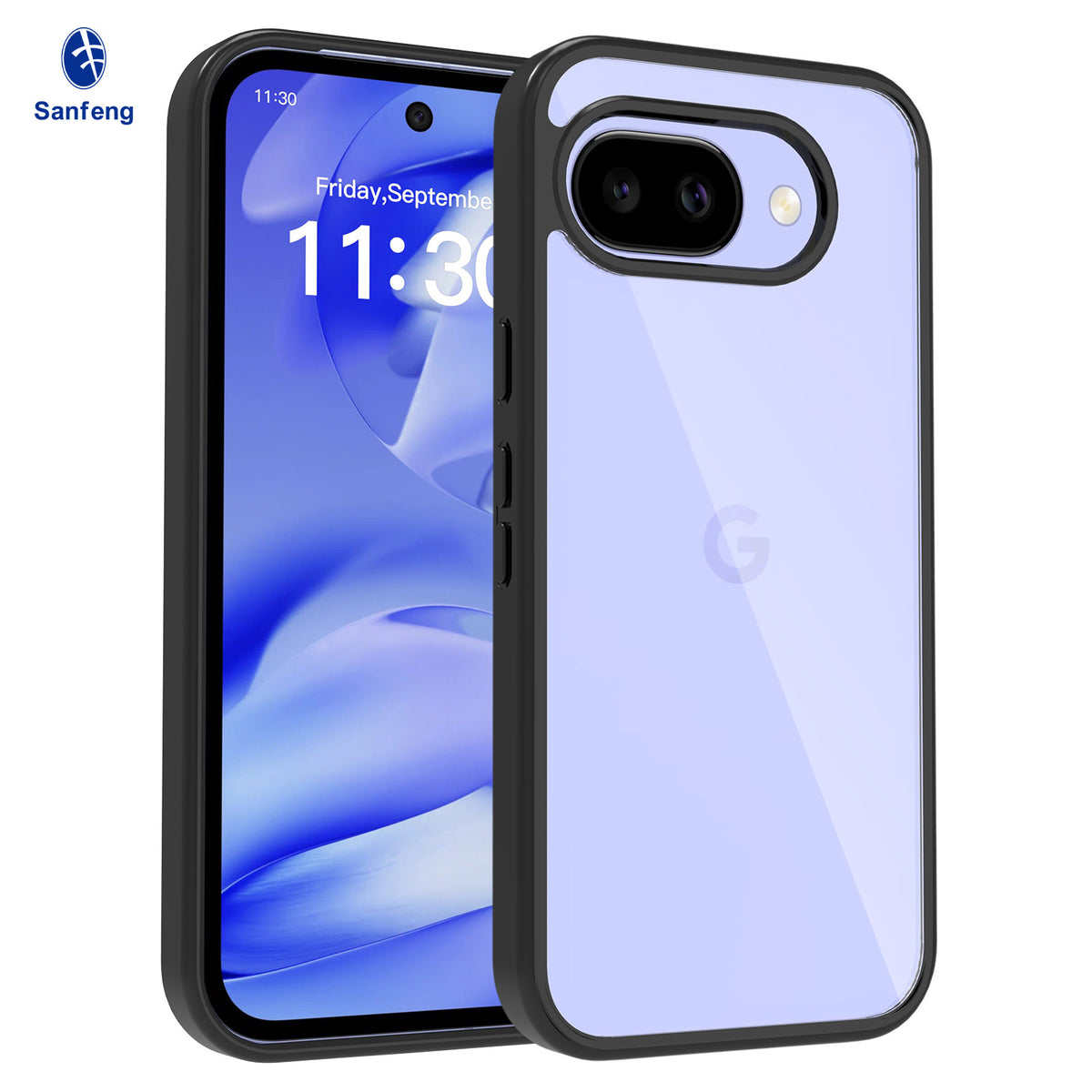 Magnetic Clear Case for Google Pixel 9 & 10 Pro / Pro XL - 2.0 Thickened Shockproof TPU+PC Hybrid Protective Cover