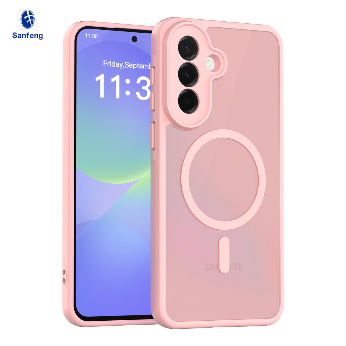 Matte Magnetic Anti-Fall Phone Case for Samsung Galaxy A57 A37 A17 5G A55 Shockproof TPU Protective Cover