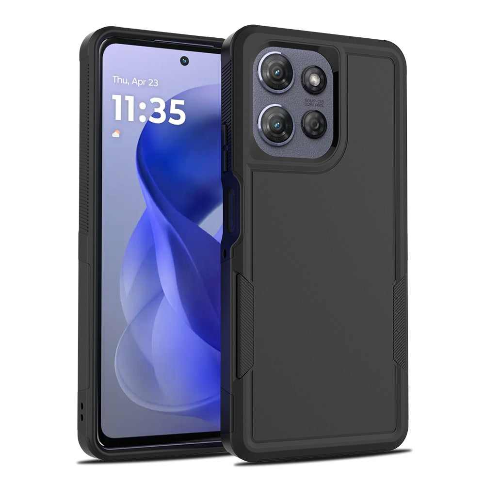 Magnetic Skin-Feel Protective Phone Case for Motorola Moto Edge and Moto G Series, TPU+PC Anti-Fall Shockproof Cover