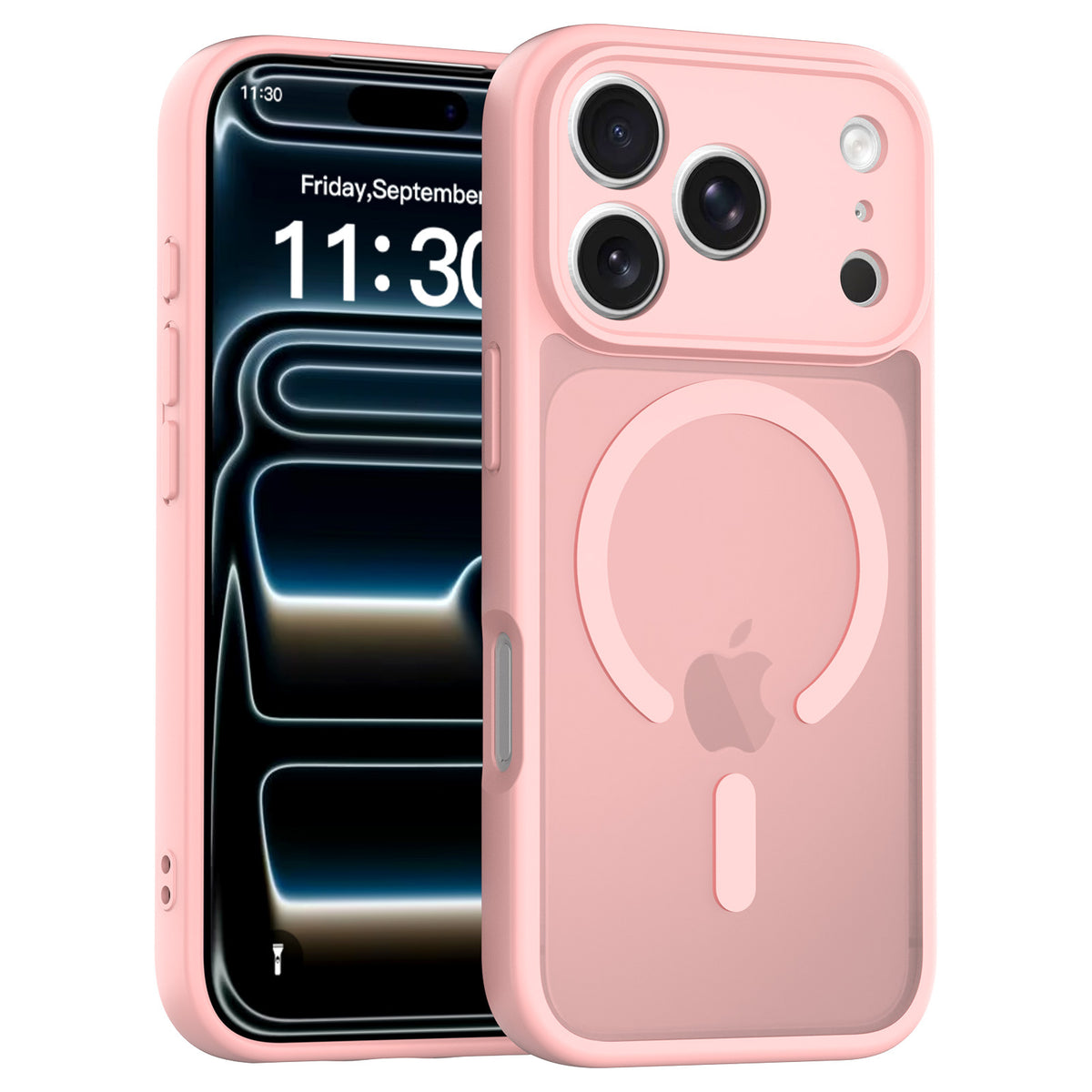 Magnetic Skin-Feel Shockproof TPU Phone Case for iPhone 17, 16, and 15 Series Full Protective Cover