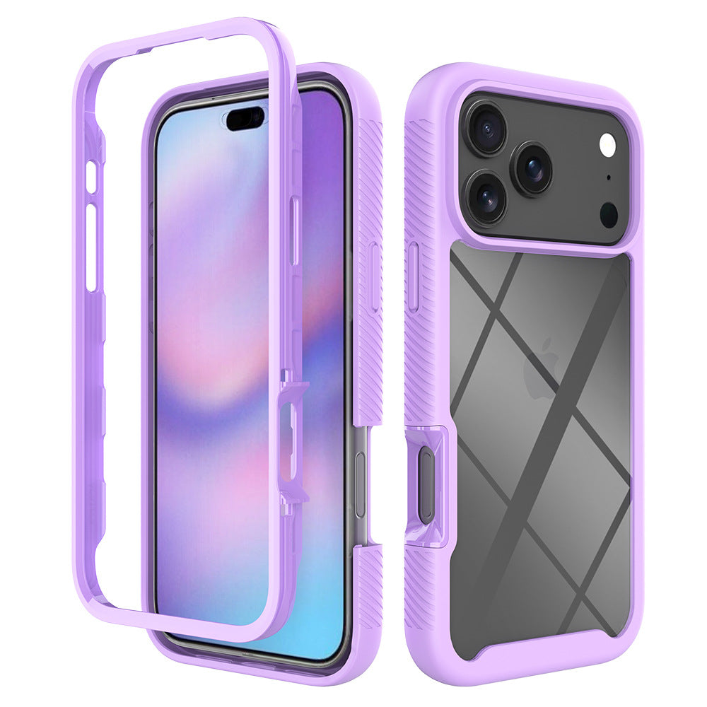 Magnetic Anti-Fall TPU Protective Phone Case with Anti-Fingerprint Finish Compatible with iPhone