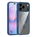 Translucent Matte Magnetic Phone Case for iPhone 17 16 15 Pro Max Plus Air, High-Quality TPU Anti-Fall Protective Soft Cover