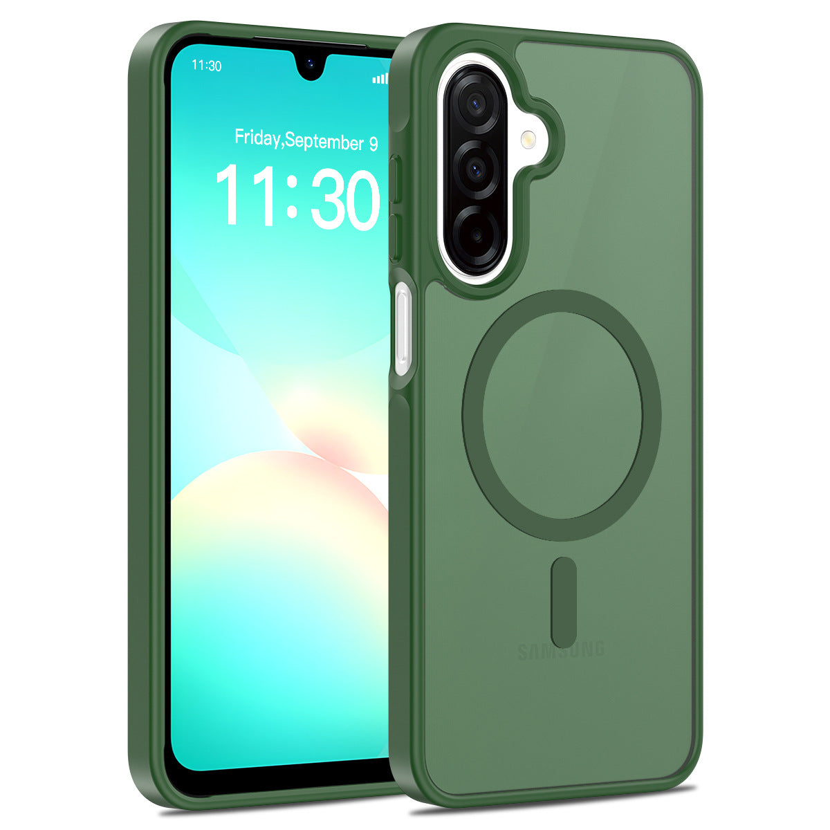 Matte Skin-Feel Magnetic Phone Case for Samsung Galaxy A Series, Shockproof Anti-Drop TPU Protective Cover