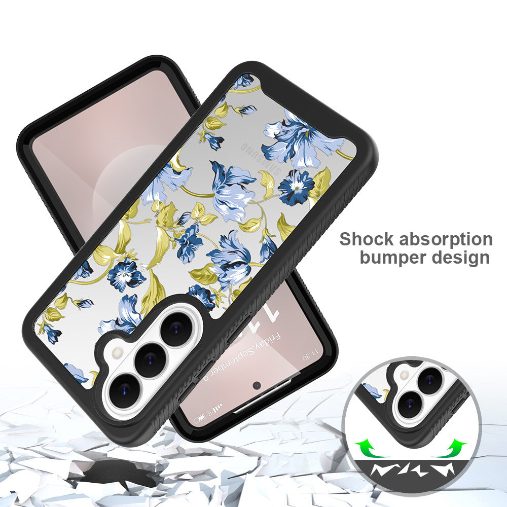 Starry Sky Painting Silicone Phone Case for Samsung Galaxy S26 Ultra, S26, S25 Plus - Magnetic Anti-Fingerprint Protective Cover