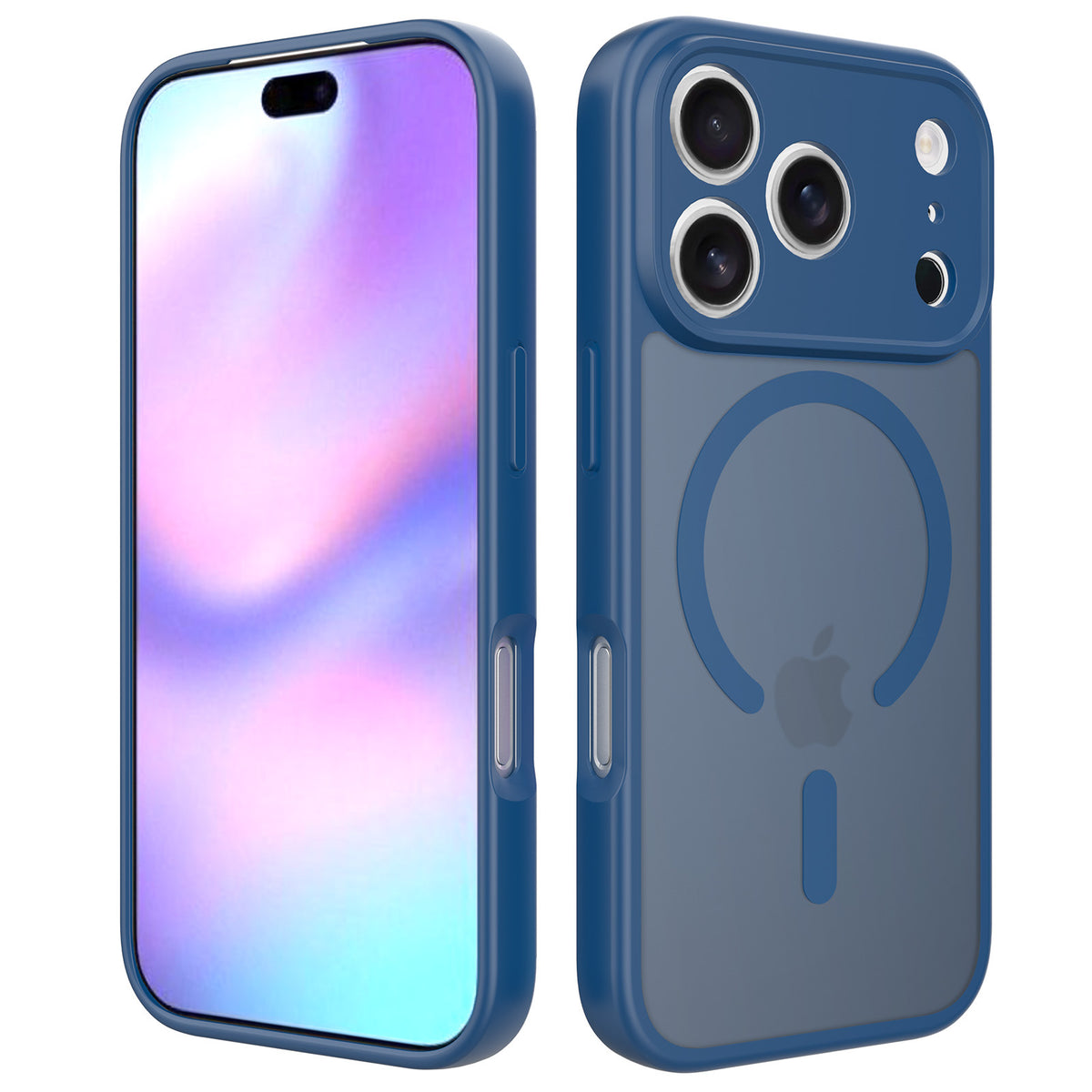 Frosted Magnetic Shockproof Phone Case for iPhone 17 16 15 Pro Max Plus, Anti-Drop Hard Shell with Precision Cutouts