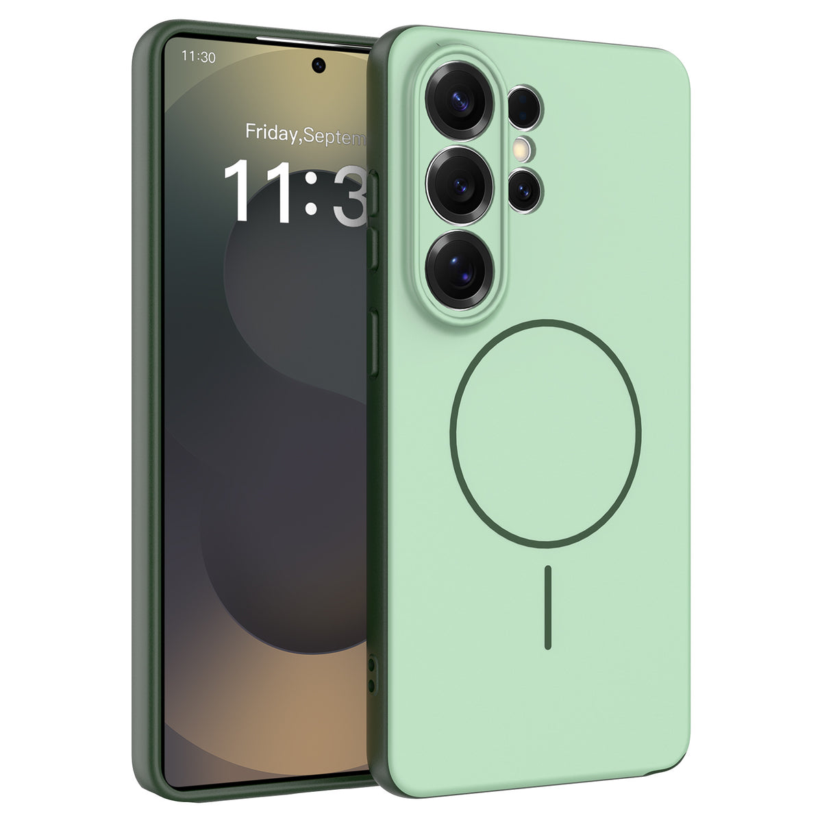 Magnetic Anti-Drop Skin-Feel TPU Phone Case for Samsung Galaxy, Precision Fit Shockproof Protective Cover