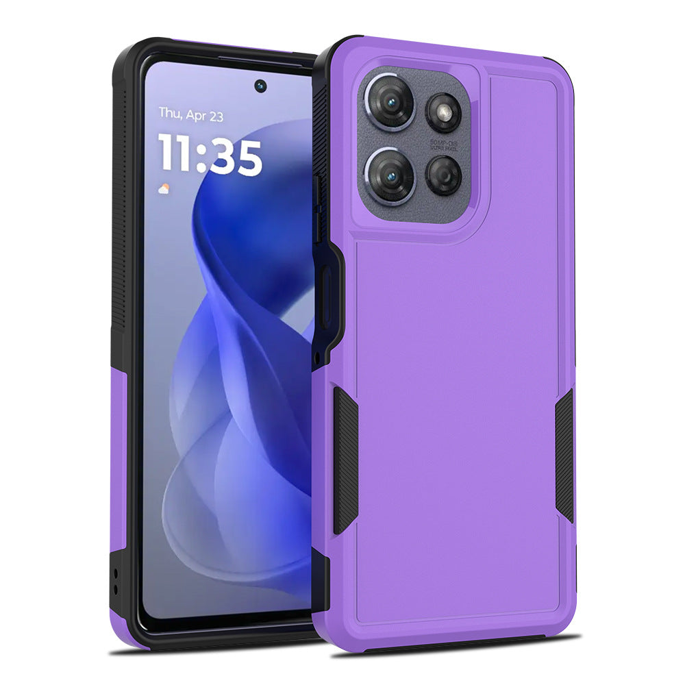 Shockproof TPU+PC Protective Case for Motorola Moto G Power 5G 2025, Anti-Fingerprint Anti-Fall Phone Cover
