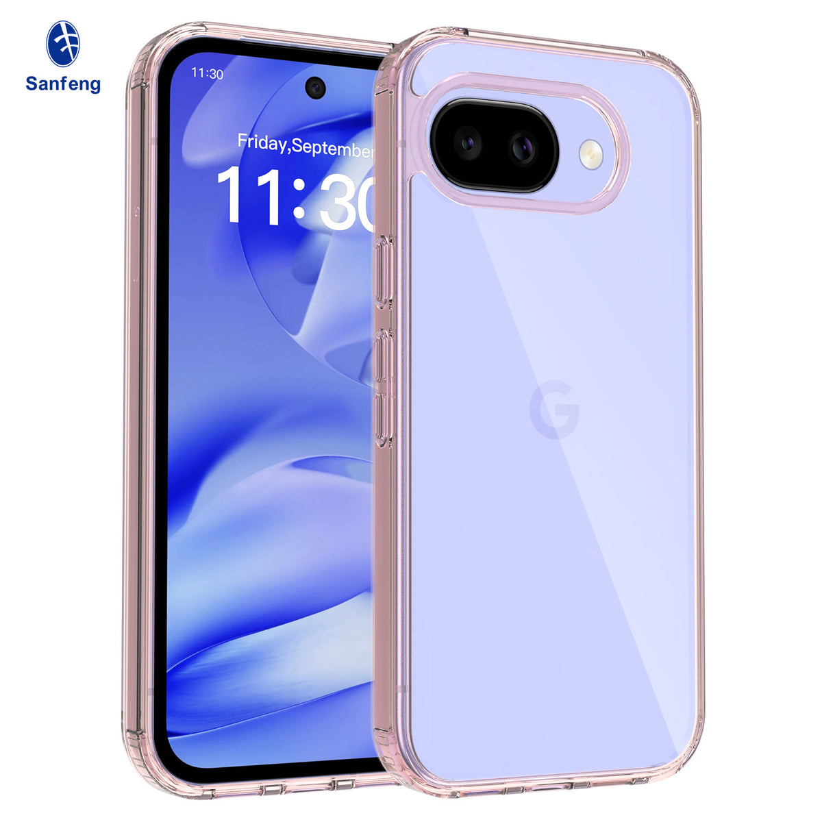 Magnetic Clear Case for Google Pixel 9 & 10 Pro / Pro XL - 2.0 Thickened Shockproof TPU+PC Hybrid Protective Cover