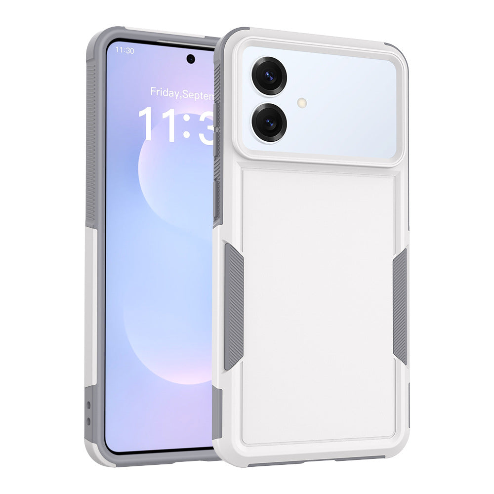 Shockproof Matte 2-in-1 Phone Case for Samsung Galaxy S25 S24 Series Dual Layer TPU PC Protective Cover
