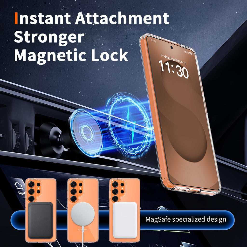 Ultra-Thin Transparent Soft TPU Protective Phone Case for Samsung, Minimalist Anti-Fall Clear Cover