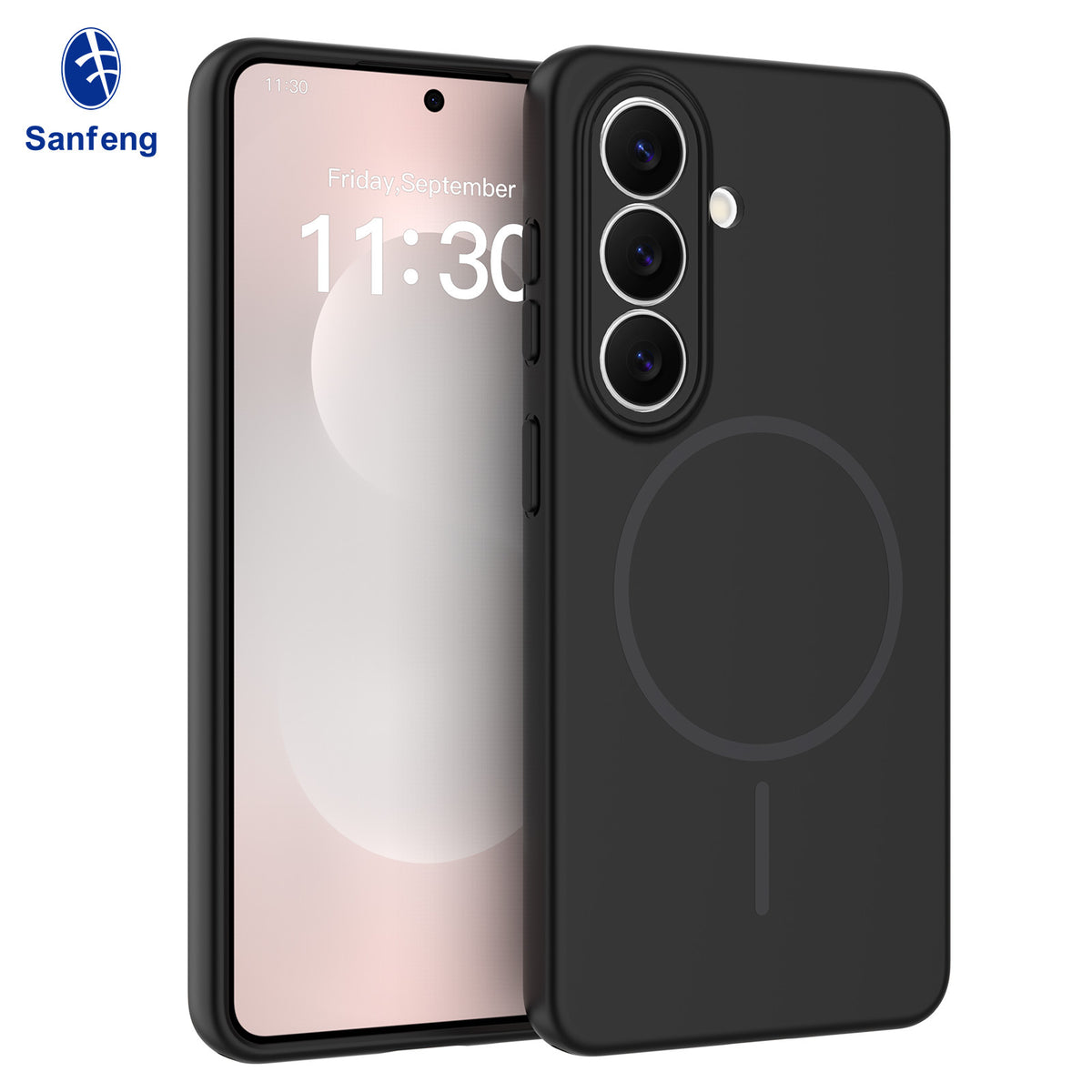 Magnetic TPU Matte Protective Phone Case with Precision Cutouts for Samsung Galaxy S25 S24 Ultra Plus - Anti-Fall Skin-Feel Cover