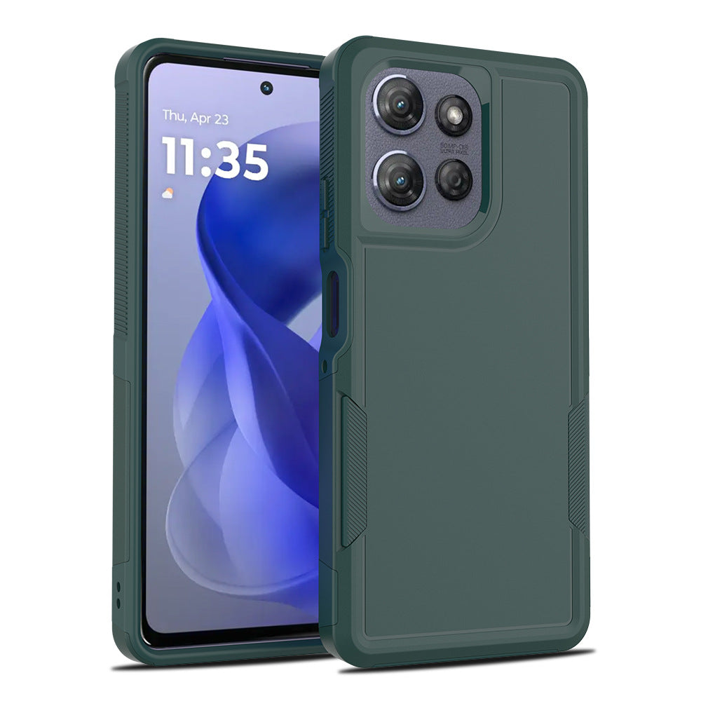 Shockproof TPU+PC Protective Case for Motorola Moto G Power 5G 2025, Anti-Fingerprint Anti-Fall Phone Cover