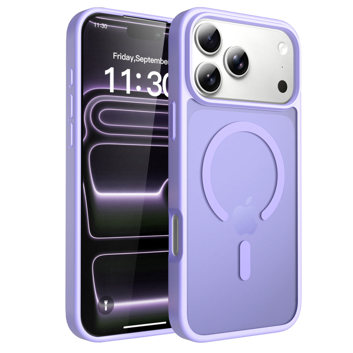 Magnetic Matte Anti-Drop Protective Phone Case for iPhone, Shockproof High-Quality TPU Back Cover