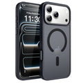 Magnetic Skin-Feel Protective Phone Case for iPhone 16 Pro Max & iPhone 17 - Shockproof Matte TPU Two-in-One Cover