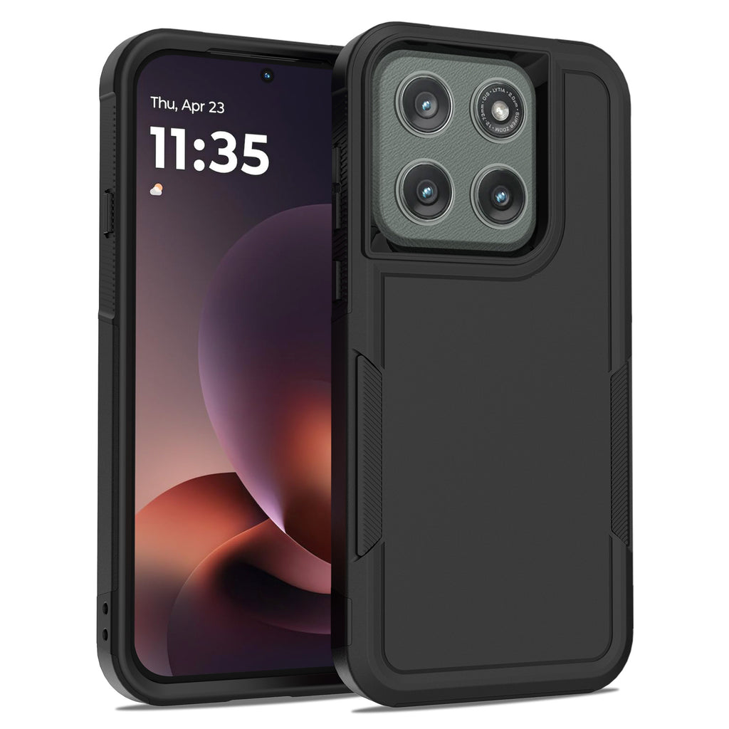 Magnetic Skin-Feel Protective Phone Case for Motorola Moto Edge and Moto G Series, TPU+PC Anti-Fall Shockproof Cover