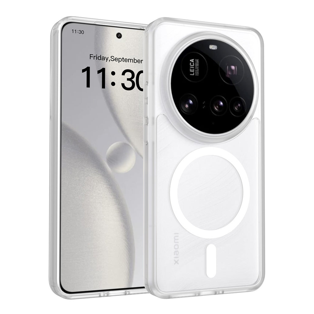 Magnetic Frosted TPU Case for Xiaomi 15 Ultra - All-Inclusive Anti-Fall Soft Protective Back Cover