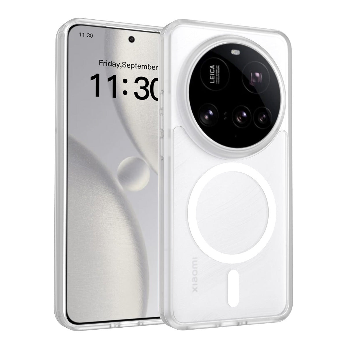 Magnetic Frosted TPU Case for Xiaomi 15 Ultra - All-Inclusive Anti-Fall Soft Protective Back Cover