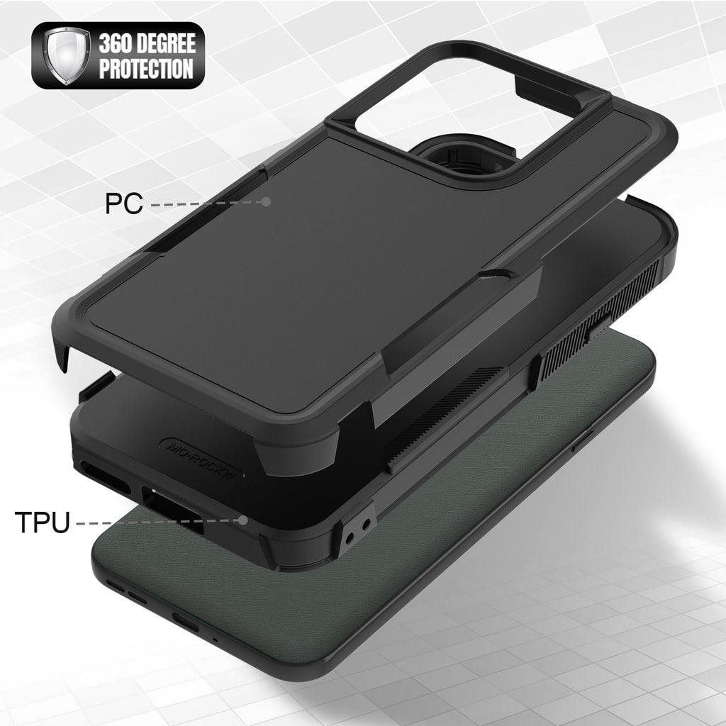 Magnetic Skin-Feel Protective Phone Case for Motorola Moto Edge and Moto G Series, TPU+PC Anti-Fall Shockproof Cover