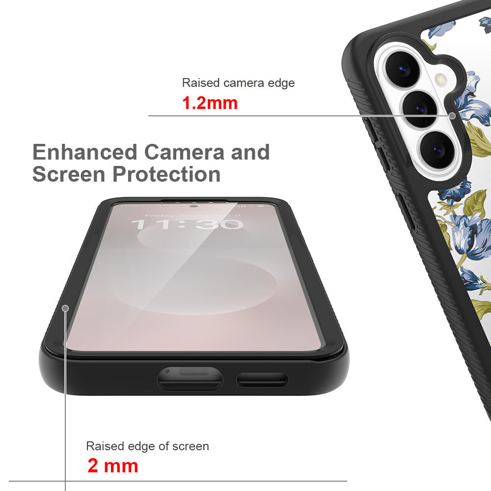 Starry Sky Painting Silicone Phone Case for Samsung Galaxy S26 Ultra, S26, S25 Plus - Magnetic Anti-Fingerprint Protective Cover