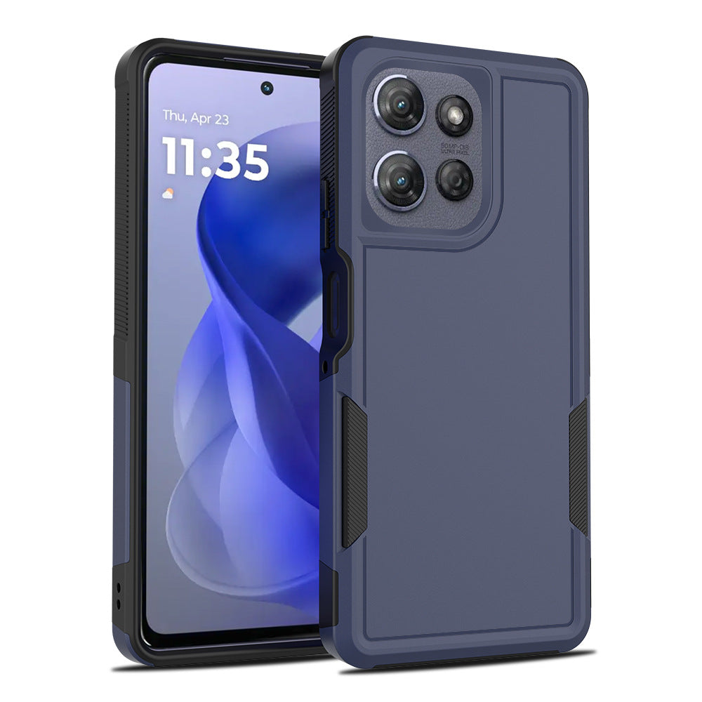 Magnetic Skin-Feel Protective Phone Case for Motorola Moto Edge and Moto G Series, TPU+PC Anti-Fall Shockproof Cover