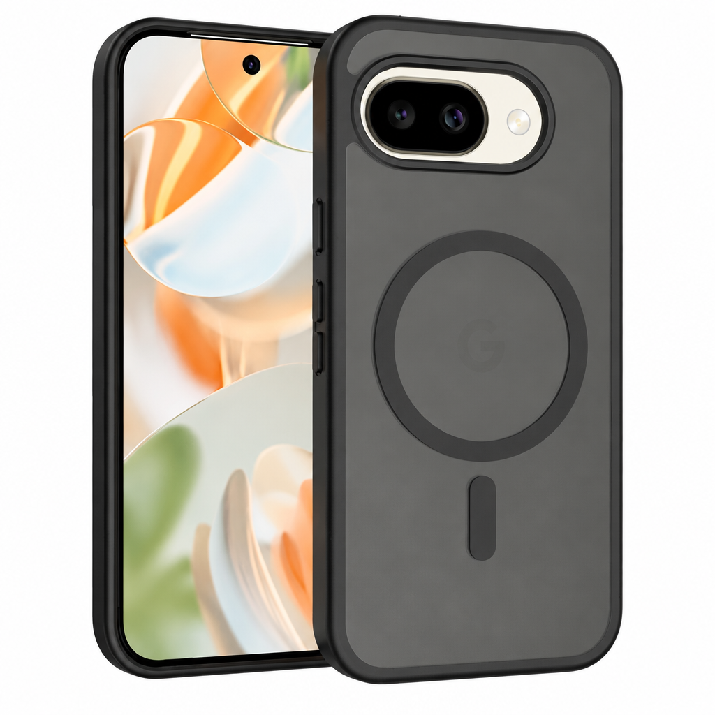 Matte Magnetic Phone Case for Google Pixel 10, 10 Pro XL, 9 Pro, 9 Pro Fold, Shockproof TPU Anti-Fall Protective Cover