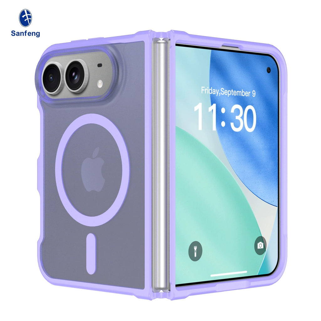 Cross-border Phone Case for iPhone 18 Fold, with Side Cover, Foldable Skin-feel 
