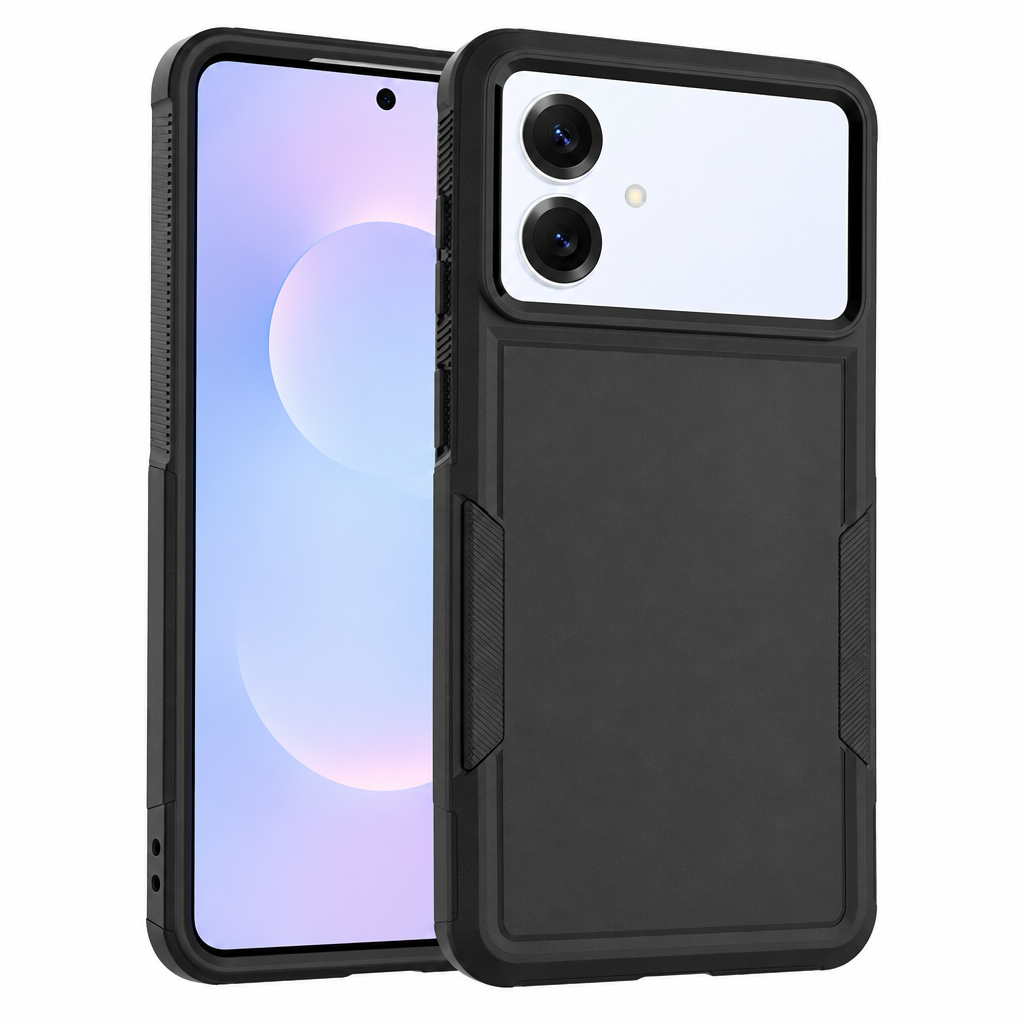 Shockproof Matte 2-in-1 Phone Case for Samsung Galaxy S25 S24 Series Dual Layer TPU PC Protective Cover