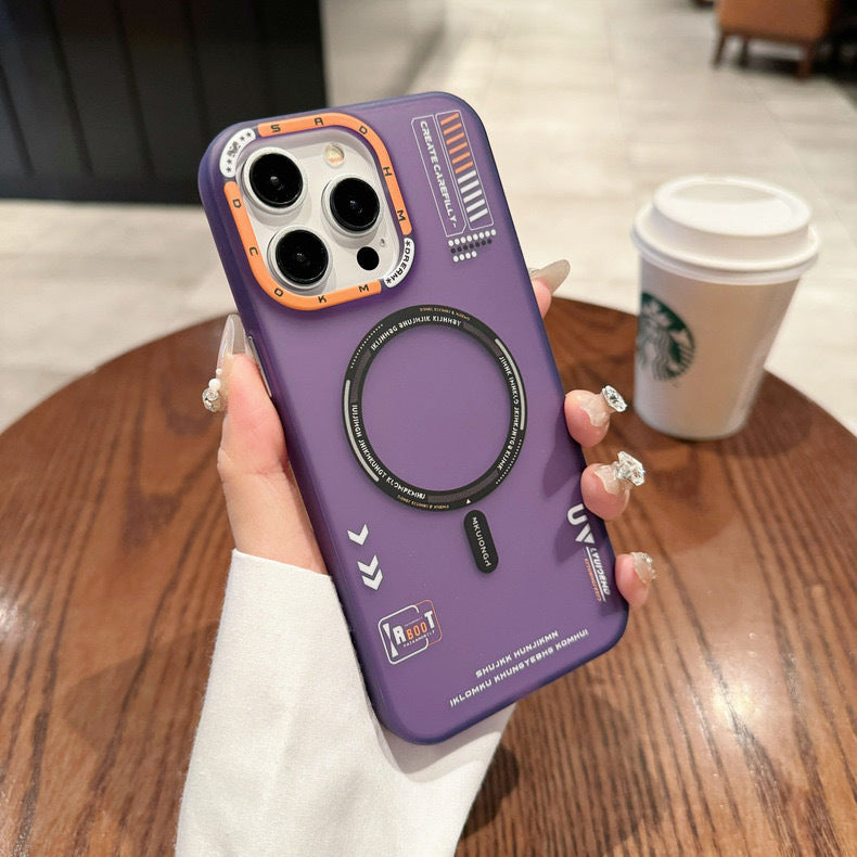 Magnetic Matte Phone Case for iPhone 17 / 16 / 15 / 14 / 13 / 12 / 11 Series - Shockproof Protective Cover