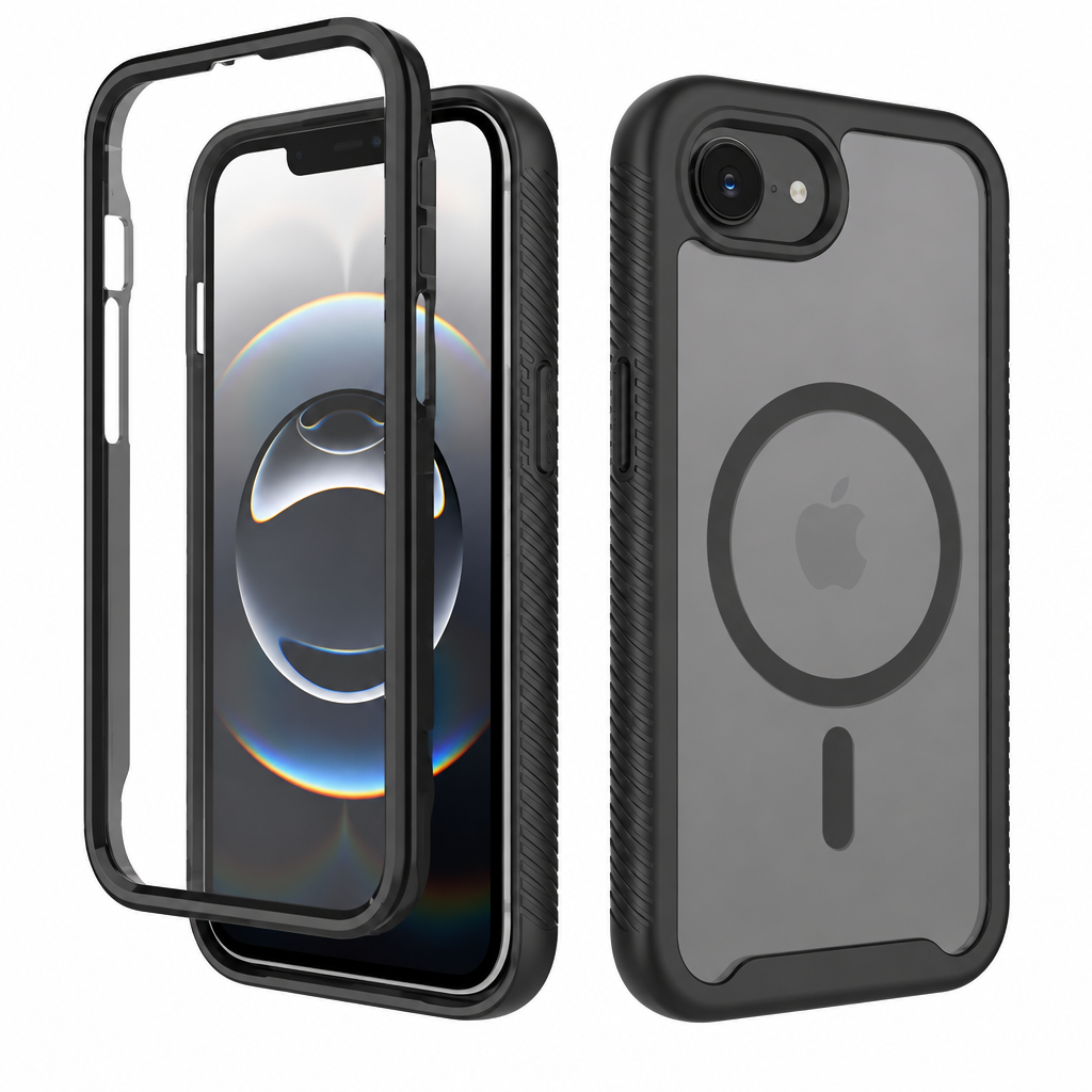 Skin-Feel Magnetic TPU Phone Case Anti-Fingerprint Protective Cover Compatible with iPhone 17 Air and 16 Pro