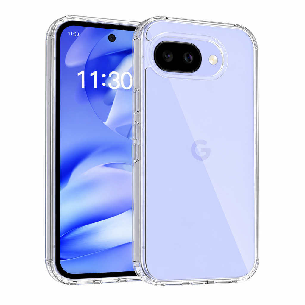 Magnetic Clear Case for Google Pixel 9 & 10 Pro / Pro XL - 2.0 Thickened Shockproof TPU+PC Hybrid Protective Cover