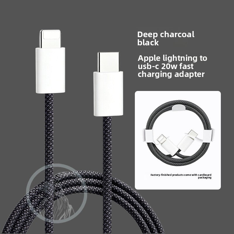 TOLIF Macaron Nylon Braided Fast Charging Cable, Up to 60W PD USB-C to USB-C / Lightning Cable