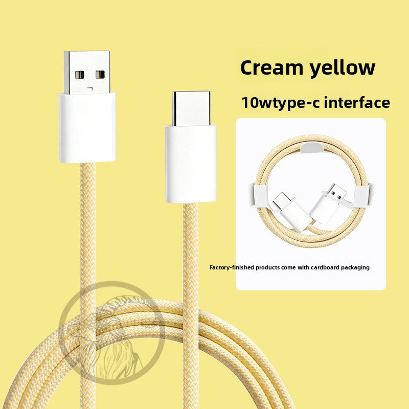 TOLIF Macaron Nylon Braided Fast Charging Cable, Up to 60W PD USB-C to USB-C / Lightning Cable