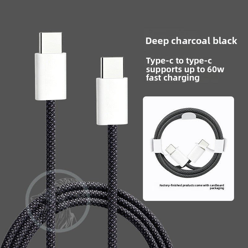 TOLIF Macaron Nylon Braided Fast Charging Cable, Up to 60W PD USB-C to USB-C / Lightning Cable