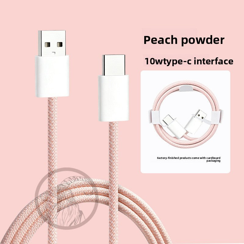 TOLIF Macaron Nylon Braided Fast Charging Cable, Up to 60W PD USB-C to USB-C / Lightning Cable