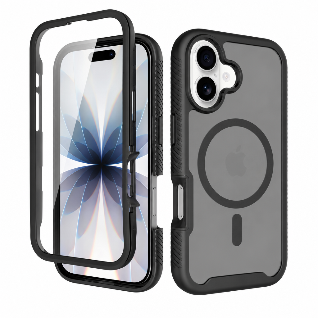 Magnetic Silicone Protective Phone Case Compatible with iPhone 17 Air, Anti-Fingerprint Anti-Drop Cover