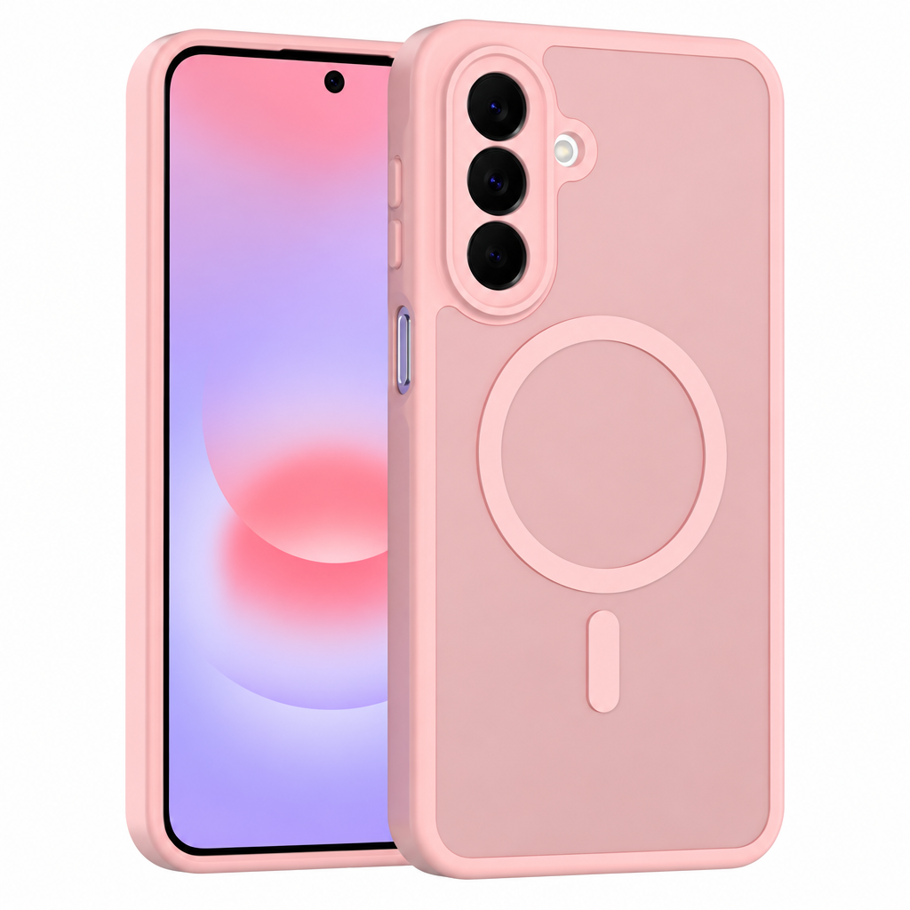 Matte Magnetic Phone Case for Samsung Galaxy Series, Skin-Feel PC+TPU Shockproof Anti-Drop Protective Cover